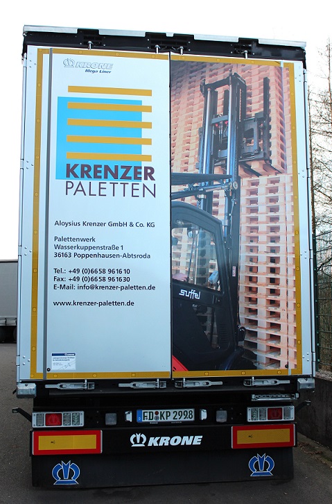 Krenzer Paletten - Fuhrpark für Lieferservice der Holzpaletten